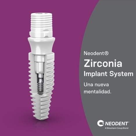 Metal-free Zirconia dental Implant